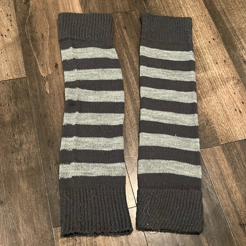 Leg Warmers Arm Warmers Striped One Size